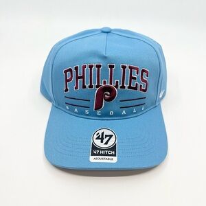 Philadelphia Phillies 47 Brand Cooperstown Collection Blue Snapback Hat MLB NEW